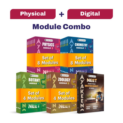Yakeen For NEET Droppers Physics, Chemistry, Botany and Zoology Modules with Solutions Combo Set of 24 Books (2026 Edition) With Digital Book