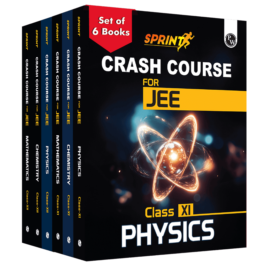 Sprint JEE Crash Course Class 11 & 12 Combo Set of 6 Books l Physics, Chemistry, Mathematics For 2025-2026 Exams l Crisp Theory and JEE Main & Advanced Levelwise Exercises