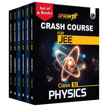 Sprint JEE Crash Course Class 11 & 12 Combo Set of 6 Books l Physics, Chemistry, Mathematics For 2025-2026 Exams l Crisp Theory and JEE Main & Advanced Levelwise Exercises