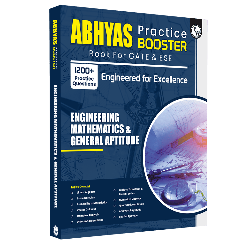 GATE & ESE Abhyas Practice Booster For Engineering Mathematics & General Aptitude | 1200+ Practice Questions