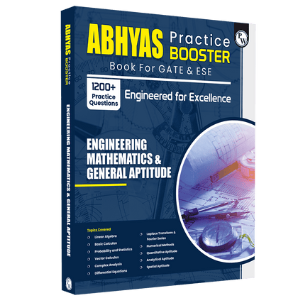 GATE & ESE Abhyas Practice Booster For Engineering Mathematics & General Aptitude | 1200+ Practice Questions