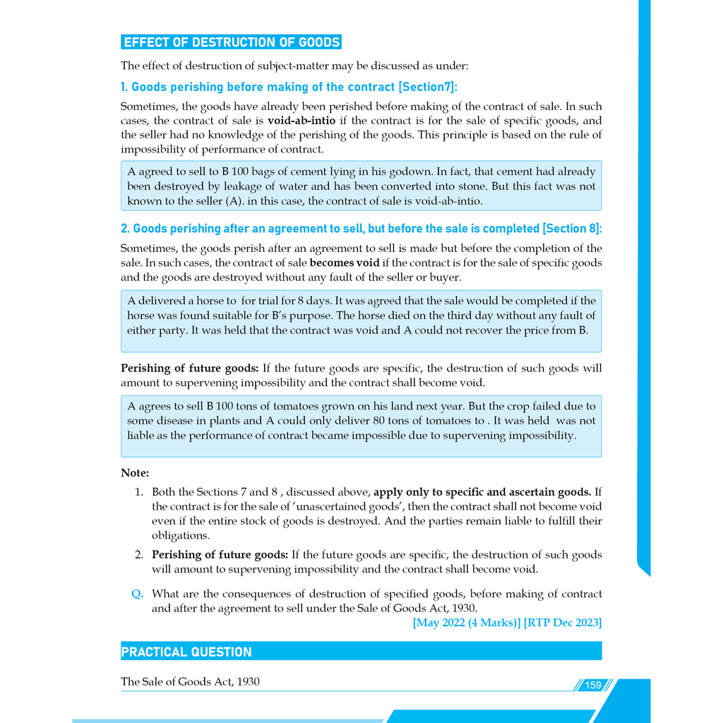 CA Foundation Paper 2 - Business Laws By Kunal Mandhania 3rd Edition | Including PYQs, MTP, RTP and All Important Questions | Latest Syllabus For 2024 Exams
