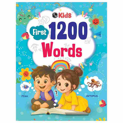 All-in-One 1200 Words & Picture Book for Kids 2+ | ABC, Numbers, Colors & More
