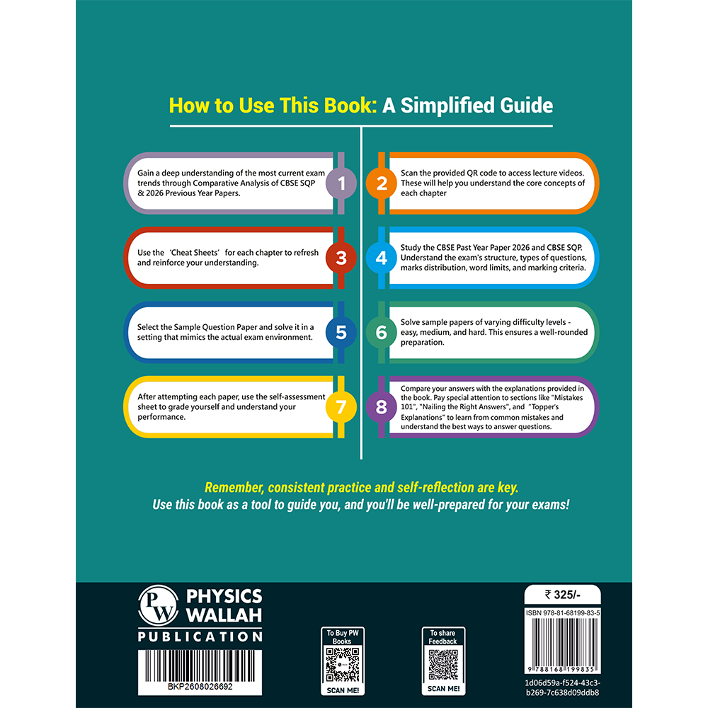 CBSE 12 Sample Question Papers Class 12 Biology For 2027 Board Exam (New Pattern) | 2026 Solved Paper, Chapterwise Mind Maps, Stepwise Marking