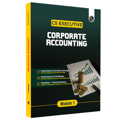CS Executive Accounting Module-I Theory Book For 2025 Exam | Comprehensive Curriculum Coverage | Theoretical + Practical Questions