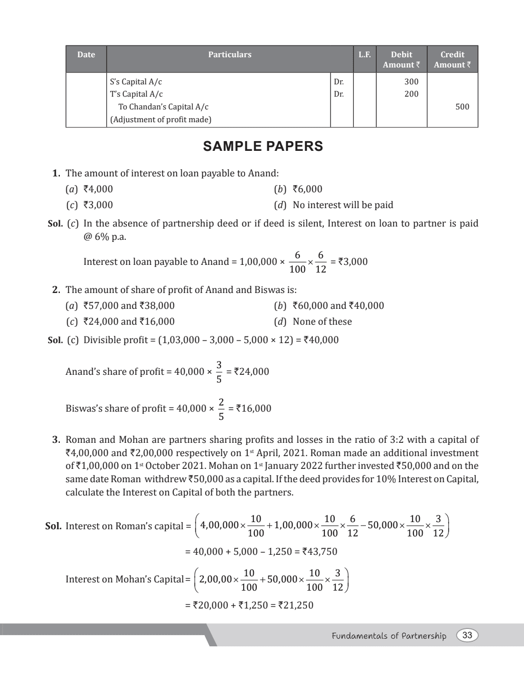CBSE Class 12 Accountancy Volume 2 Chapter-wise Questions with Detailed Solutions l 500+ MCQs and Previous Year Questions For 2025 Exam