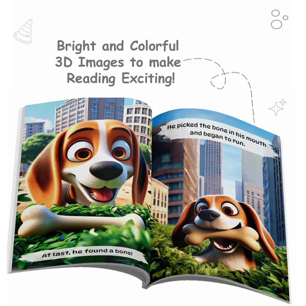 Moral Story Books (Set of 10 Books) For Kids | Bed Time Story Book Set For Children | Short Story Books with 3D Animated Images | Books For 3+ Years Old