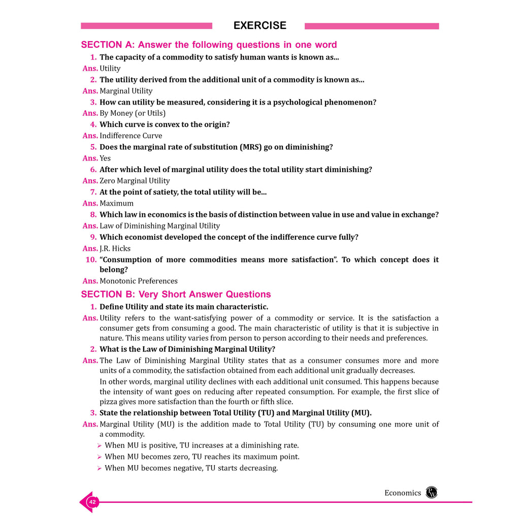 PW MP Board Economics Book For Class 12 | Includes PYQs, Complete Syllabus Coverage Aligned with Latest Pattern & Quick Revision Notes
