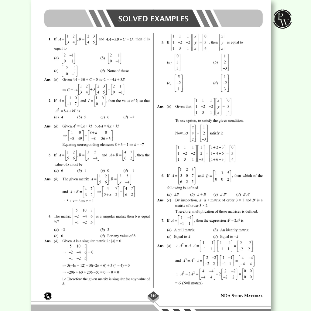 Shaurya NDA/NA Mathematics Book with Latest 2025 Solved Paper | National Defence Academy & Naval Academy Entrance Examination For 2025-26