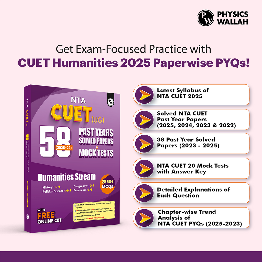 CUET Humanities stream paperwise PYQs for 2026