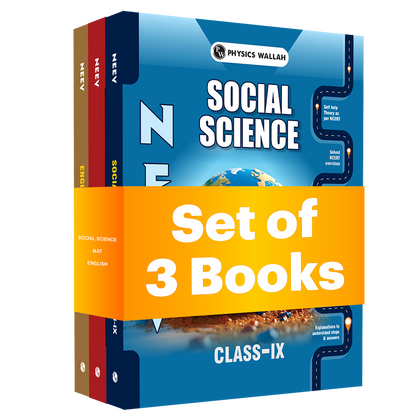 Neev For Class 9  Social Science, MAT, English COMBO Set of 3 (2026 Edition)