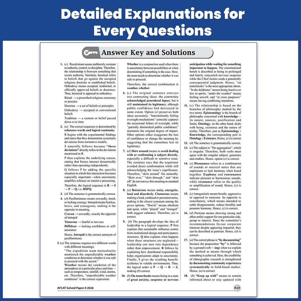 PW AFCAT 33 Previous Years’ Solved Papers (2011 to Aug 2026) and SSB Foundation Complete Guide By Ex-GC Nakul Arya Sir Combo Set of 2 Books For 2027 Exam