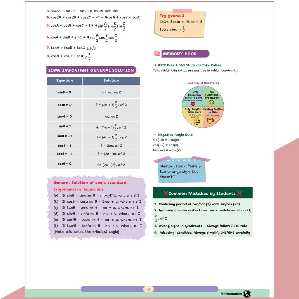 Handbook Physics, Chemistry, Maths Combo Set of 3 Books For 2026-27 Exams | Highly Useful For JEE, CBSE Class 11-12 & Other Competitive Exams | Quick Revision Book | Important NCERT Lines