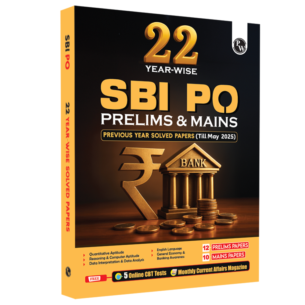 22 SBI PO Prelims & Mains Previous Year Solved Papers (Till May 2025) with 5 Online Mock Tests For 2025-26 Exam | PYQ | Fully Solved | English Edition
