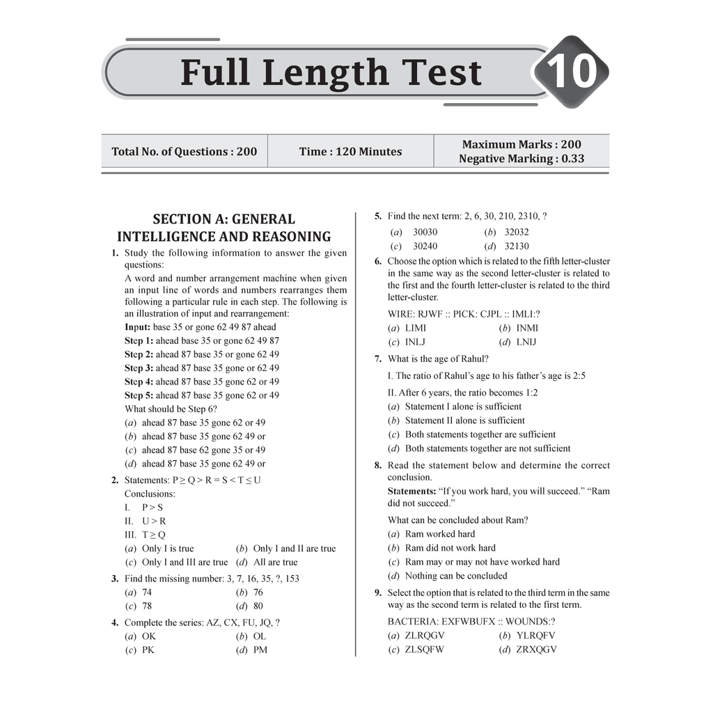 SSC JE Electrical Engineering (Paper I) 15+ Mock Tests & Full Length Tests for Each Subject | 2000+ Practice Questions with Detailed Explanation