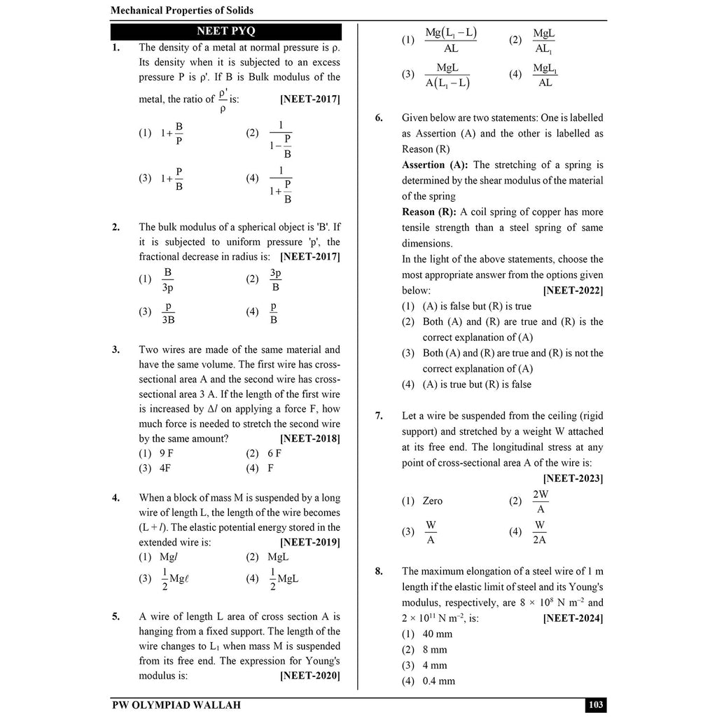 Excellence For NEET & Olympiad Class 11 Part-2 Physics, Chemistry, Biology Modules with Solutions Combo Set of 3 Books (2026 Edition)