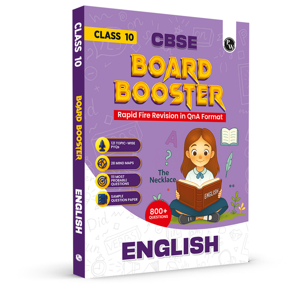 CBSE Class 10 Board Booster English Question Bank For 2026 Board Exams l 800+ Questions l Rapid Revision l Topicwise PYQs, Mind Maps and Most Probable Questions