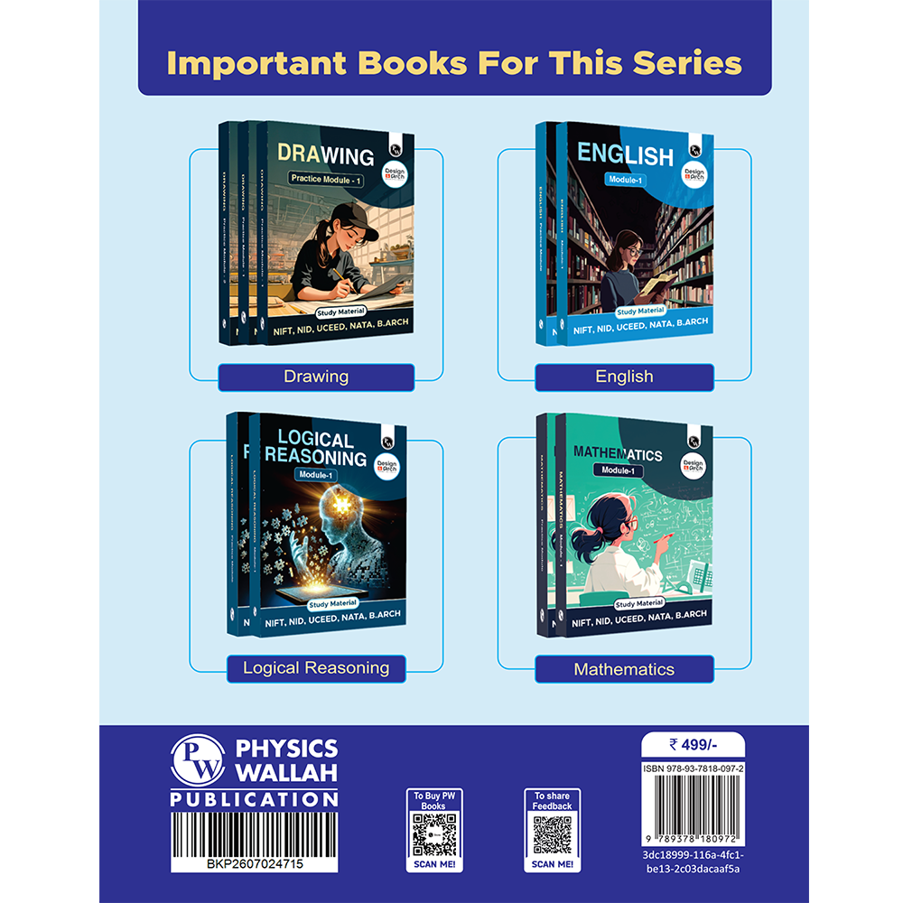 PW NID & NIFT PYQ BOOK 2026 - 2016 | Latest Syllabus Coverage with Detailed Explanations