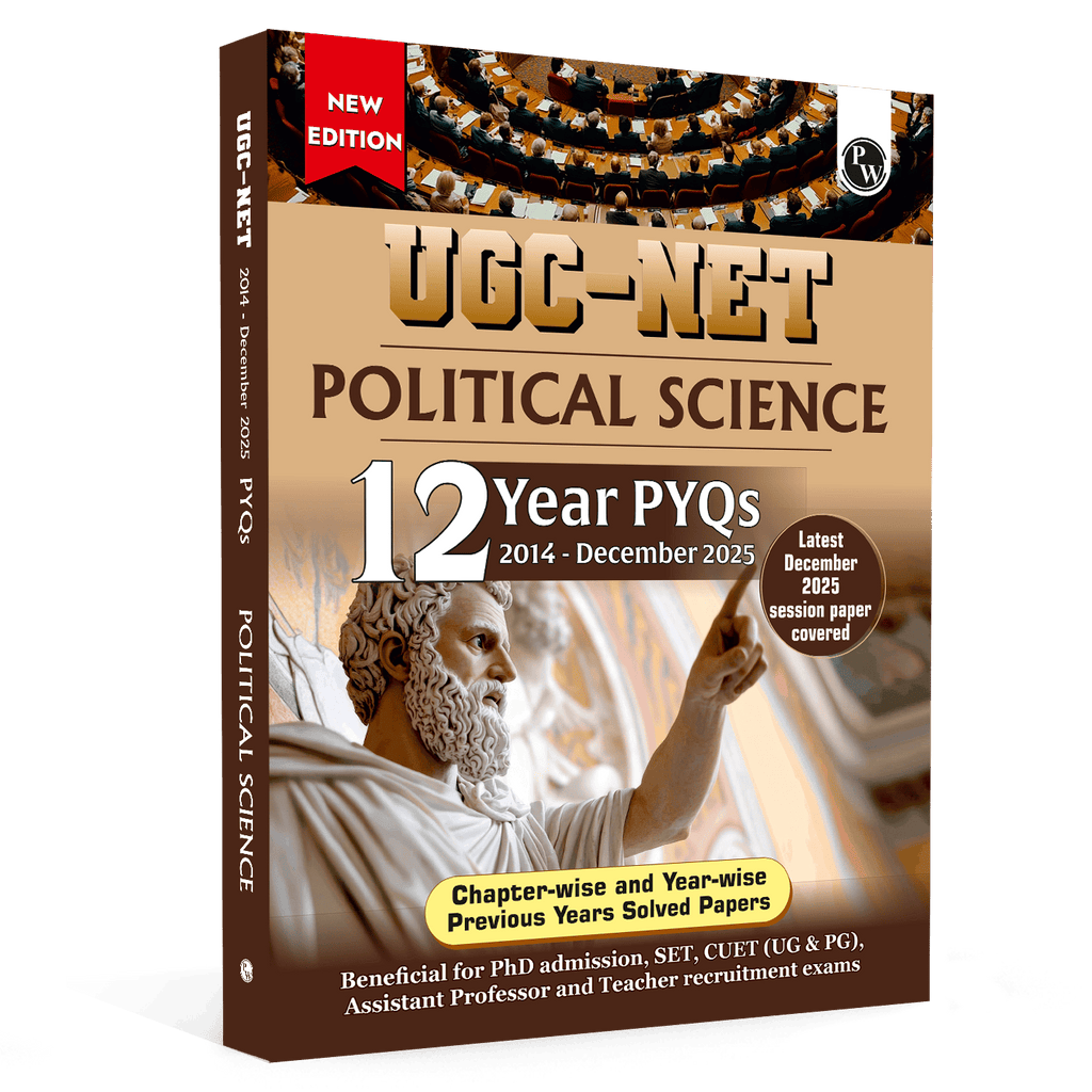 PW UGC-NET Political Science PYQ 12 Years (2014-2025)|Latest December Session Paper Covered|Chapterwise & Yearwise Previous Year Solved Papers For Phd Entrance, SET, GATE, CUET UG & PG