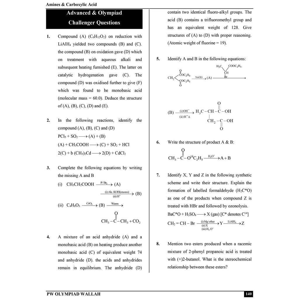 Olympiad Wallah NSEC Class 12 Advanced Chemistry (Part 1 & 2) For JEE & Olympiad 2026 | Detailed Explanations | Problems For Analytical Skills | Ideal For NSEC & Olympiad, INChO & IChO