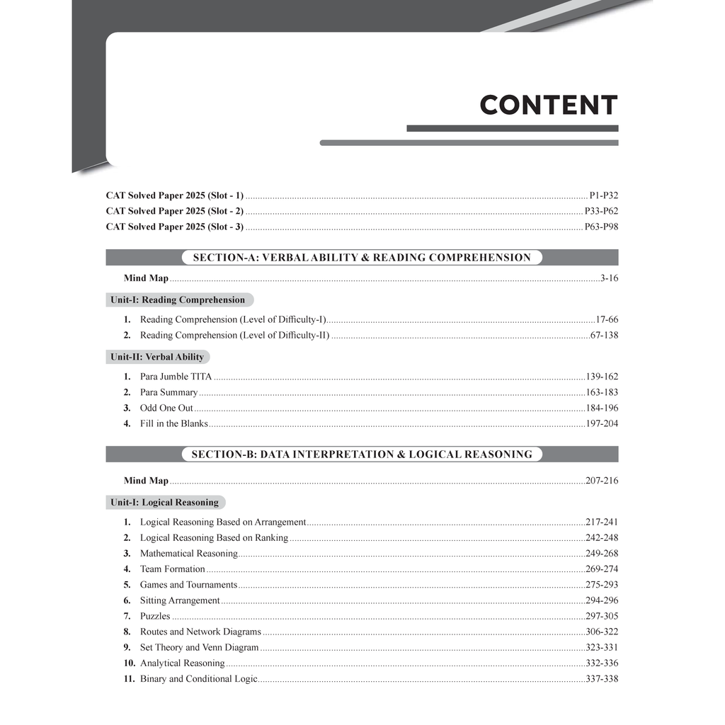 PW CAT PYQ 28 Years Chapterwise & Topicwise Previous Years Solved Papers PYQ Book For 2026 Exams | 2500+ Questions, Mind Maps, Detailed Solutions, Trend Analysis