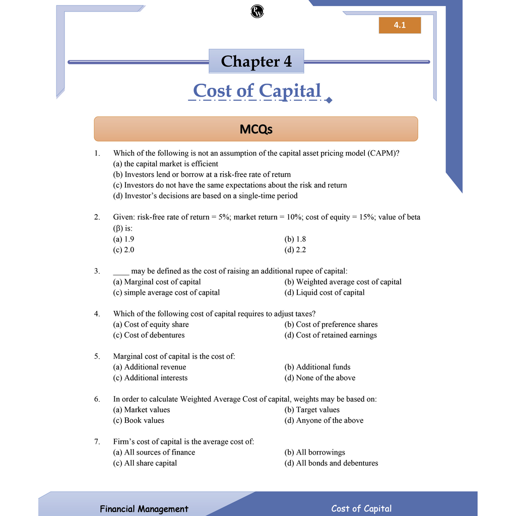 CA Intermediate Group 2 Ramban MCQs Book (All Subjects) | Latest Syllabus For Jan 2027 Exams