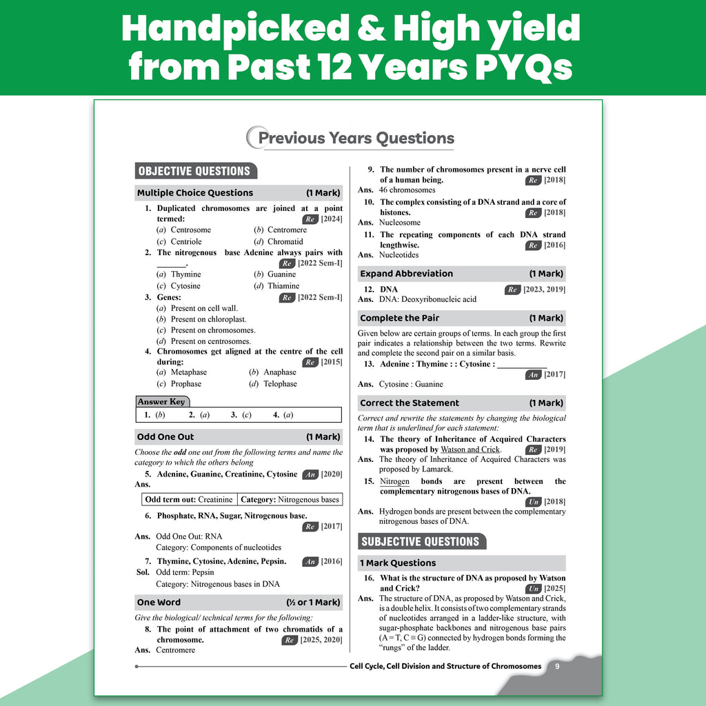 Class 10 ICSE Question & Concept Bank Biology 2027 Chapterwise & Topicwise By Upasana Mam & Yogita Mam | Solved PYQs | 40% Competency & Application Based Practice Questions