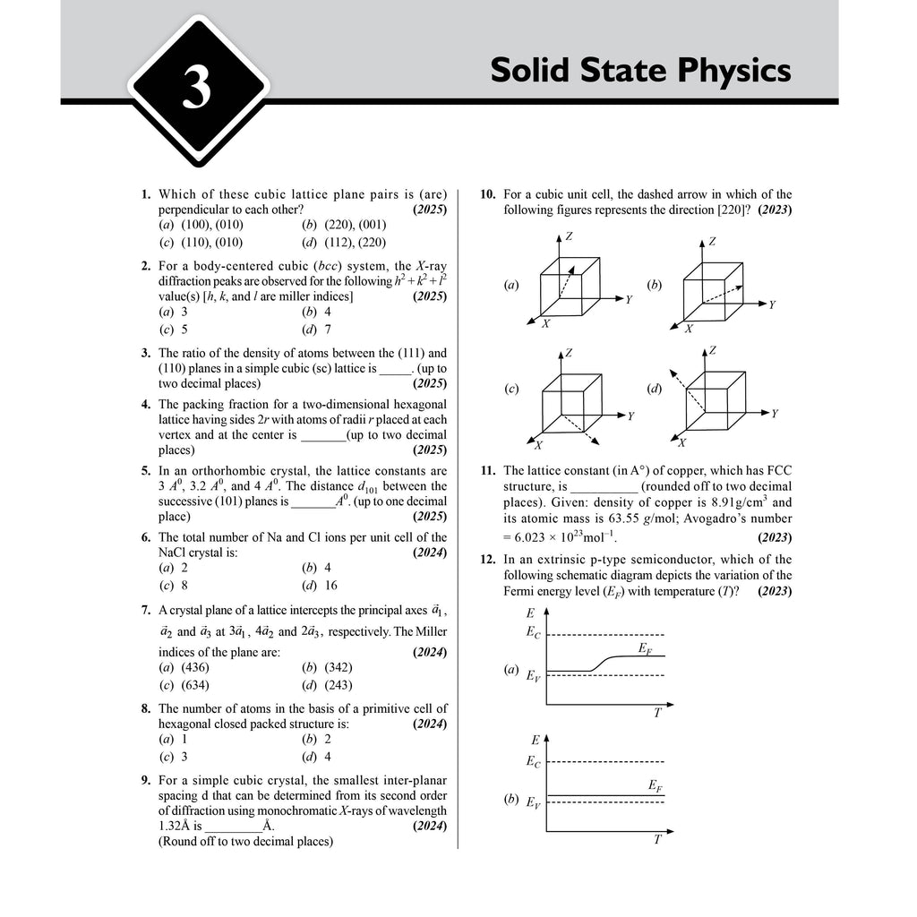 PW IIT JAM Recap 22 Years Physics PYQ Chapterwise & Yearwise Previous Year Solved Papers (2026-2005) with 5 Mock Tests l Latest Exam Questions Covered
