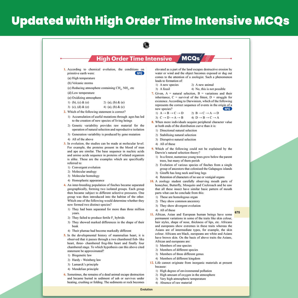 PW Objective NCERT Punch 5.0 Biology For NEET 2027 By Dr. Vipin Kumar Sharma l Updated with Most Probable NEET Potential Questions (NPQ) For End Time Preparation