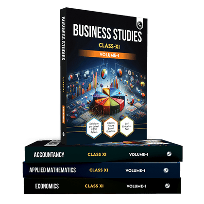 CBSE Class 11 Accountancy Volume 1 and 2, Business Studies, Applied Mathematics, Statistics for Economics, Introductory Microeconomics Combo Set of 6 Books