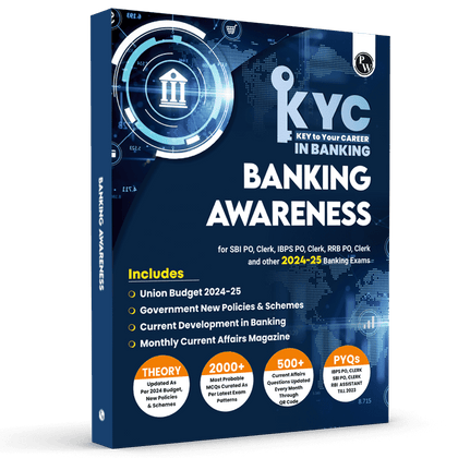 KYC Banking Awareness Book For All Banking Exams 2024 - 2025 with PYQs and New Pattern Questions - Key To Your Career For Banking