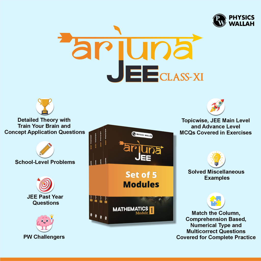 Arjuna For JEE Main & Advanced Class 11 Mathematics Modules with Solutions Combo Set of 5 Books (2025 Edition)