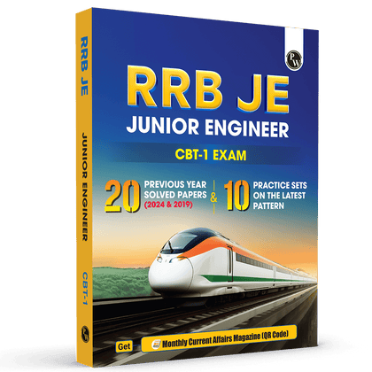 RRB JE (Junior Engineer) CBT-1 Exam 2025-26 | 20 Previous Year Solved Papers (2024 & 2019) PYQ with 10 Practice Sets on Latest Pattern English Medium