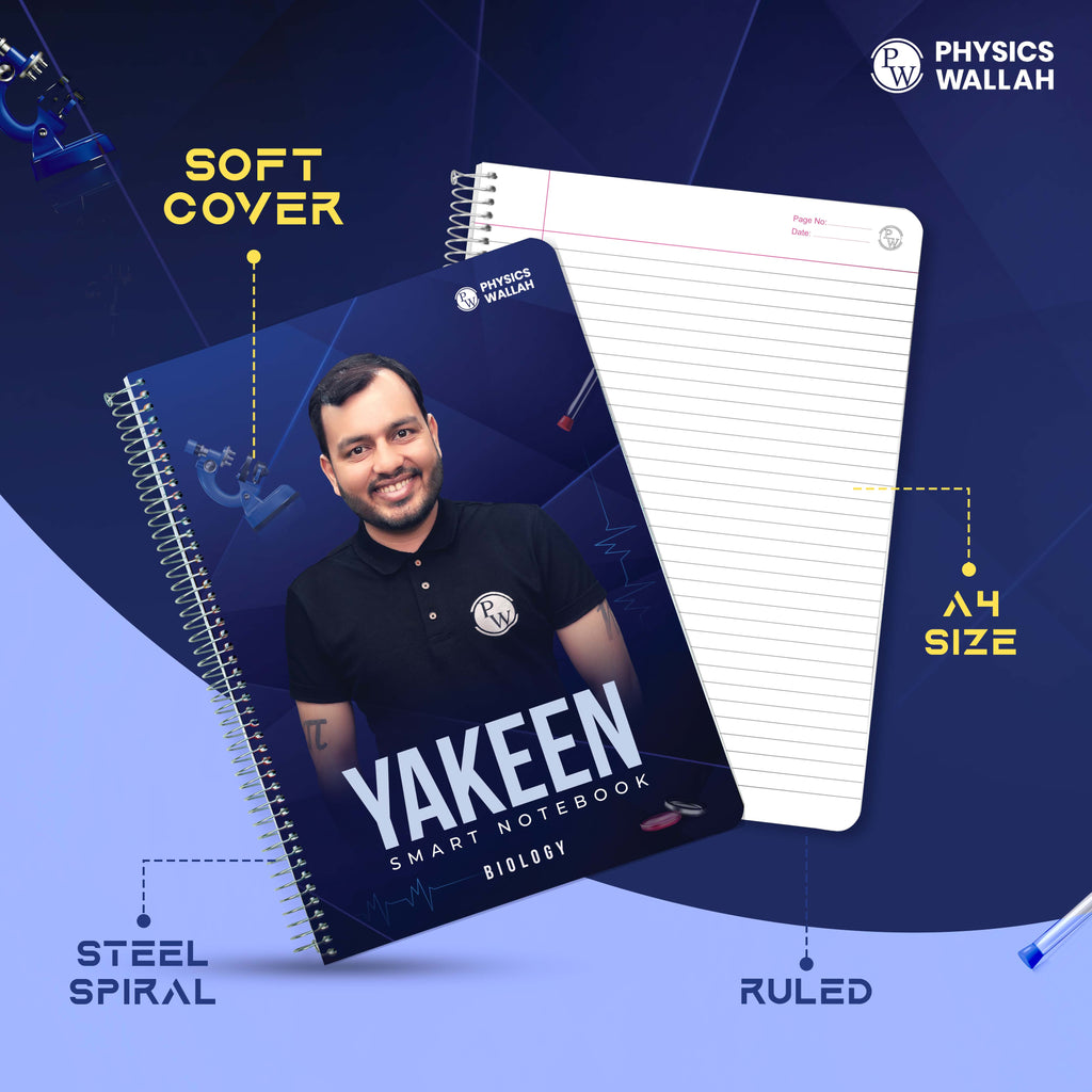 Yakeen smart notebook Set of 3 (Physics, Chemistry and biology)