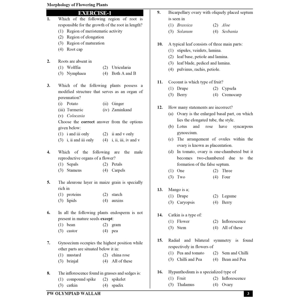 Olympiad Wallah NSEB Class 11 Advanced Biology (Part 2) For 2026 | For NEET, INBO & IBO Exam | Expert Crafted Content | PYQ, Practice Questions, Detailed Solutions