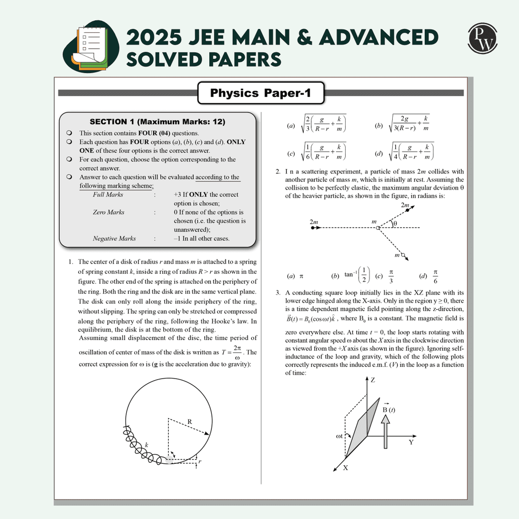 JEE Advanced 48 Years (2025-1978) with JEE Main 143 Sets PYQs (2025-2019) Physics, Chemistry, Maths Combo Set of 3 | Chapterwise and Topicwise Solved Papers For JEE 2026 Exams