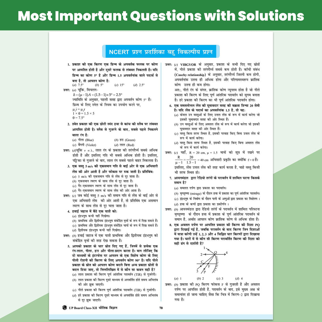 UP Board Class 12 Question Bank Guru Mantra (Hindi Medium) Physics, Chemistry and Biology Combo Set of 3 Books For 2026-27 Exam | NEP 2020