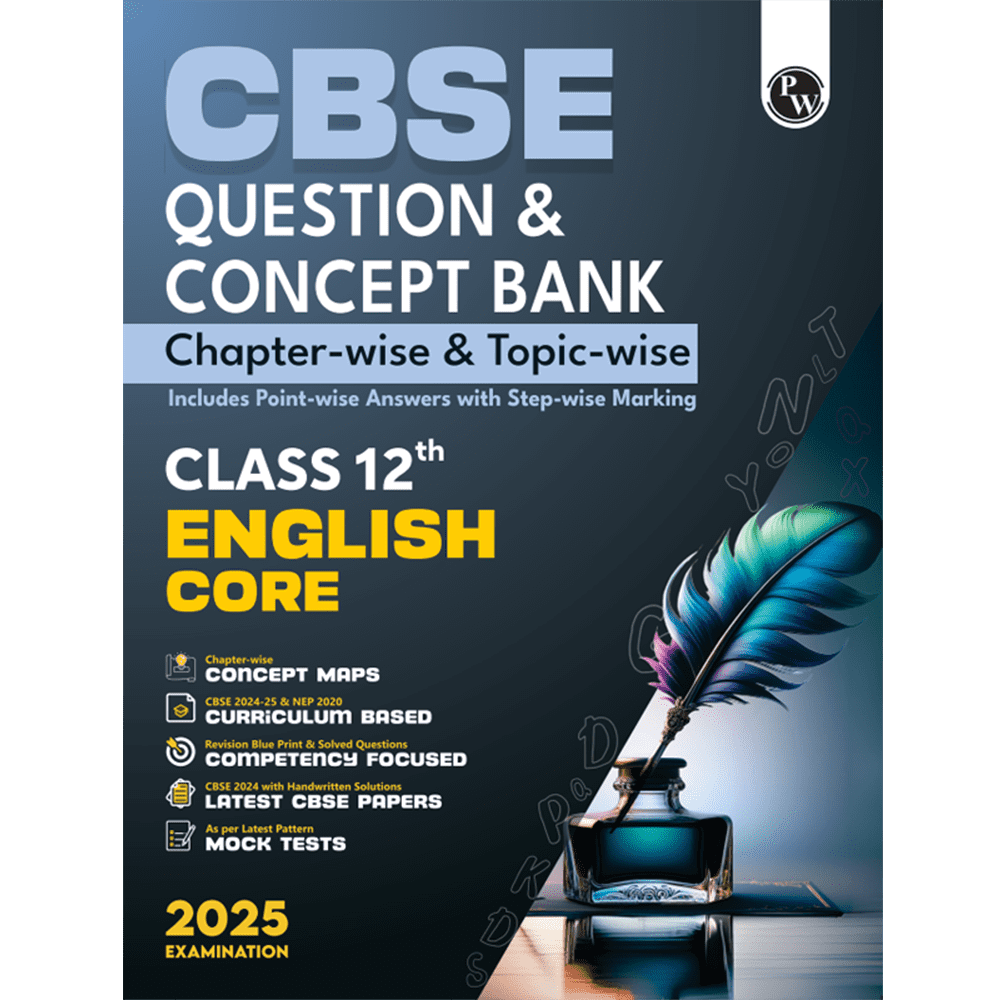 CBSE Question & Concept Bank (QCB) Class 12 English 2024 - 2025 Core Chapter-wise and Topic-wise Solved Questions