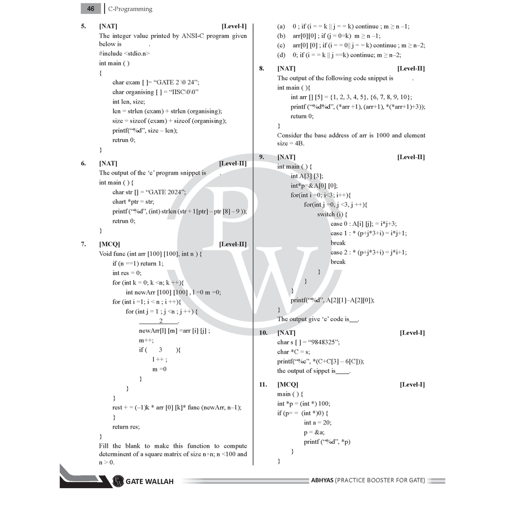 GATE & ESE Abhyas Practice Booster For Computer Science & Information Technology Vol 1 & 2 and Engineering Mathematics & General Aptitude Combo Set of 3 Books