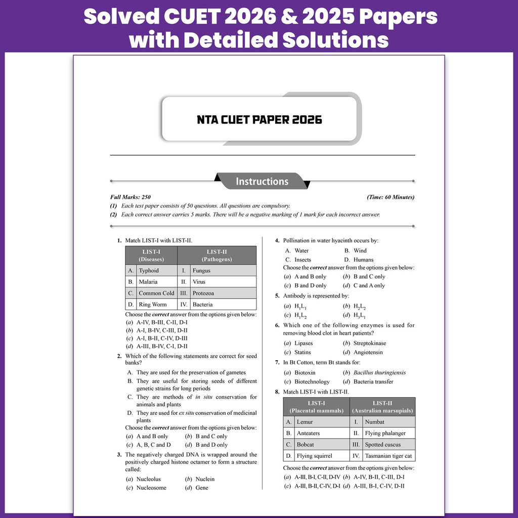 PW CUET UG Biology Book 2027 Chapterwise & Topicwise Question Bank | Chapterwise Theory & Mind Maps | Previous Year Solved Papers & Sample Papers