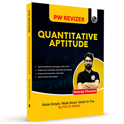 CA Foundation MCQ Revizer Book For Quantitative Aptitude by Anurag Chauhan