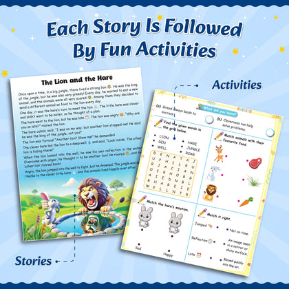 100+ Panchatantra Stories with 500+ Activities| 100 Timeless Moral Stories With Screen free Activities For 2+ Years Old Kids | Fun Creative Images,Stories For Growing Kids- PW Kids