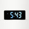 Digital Alarm Clock Table Clock for Students, Home, Office, Bedside Smart Timepiece for Heavy Sleepers, Automatic Sensor,Time,Date &Temperature, Alarm Clock for Bedroom 5 (MIROR Clock)