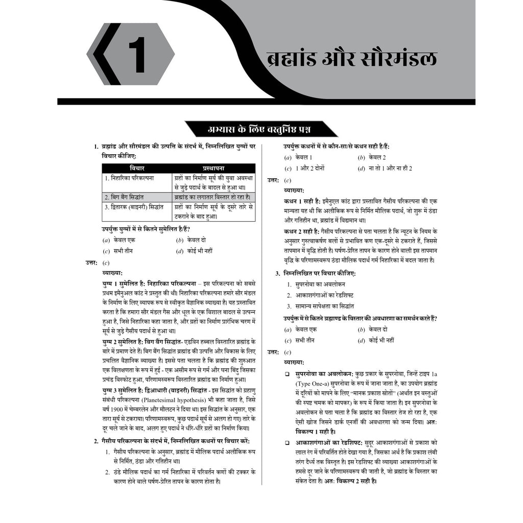 PW UPSC Mission Prelims Geography Question Bank Chapterwise Topicwise (Hindi Edition) | 700+ Handpicked Questions & Important Topics Covered with Detailed Explanation