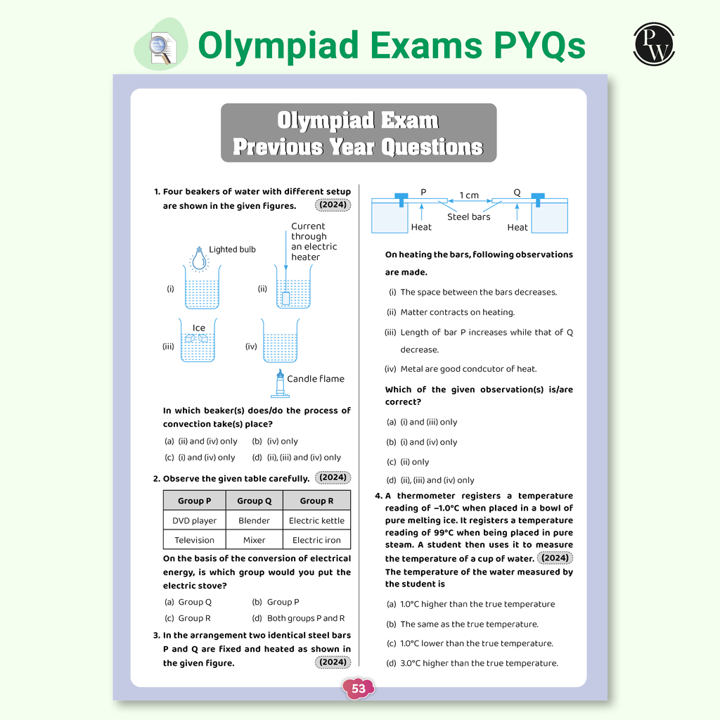 PW Olympiad Plus Workbook For Class 7 Science and Mathematics Prepguide & PYQs Combo Set of 2 Books | NSO, ISO, iOS, Hindustan Olympiad, NSTSE, IMO, iOM, SEAMO, ISTSE and Others