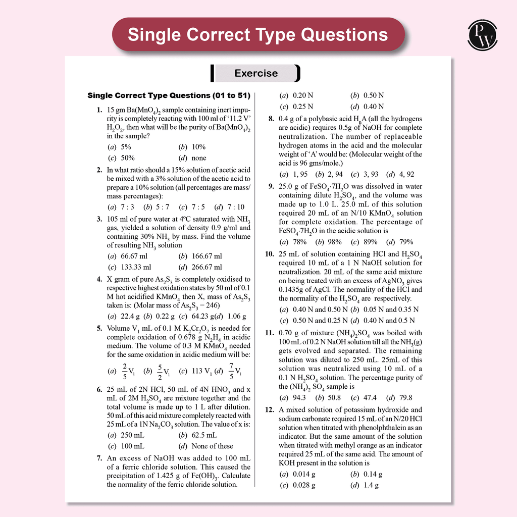 Absolute JEE Advanced Chemistry 2500+ Questions with Formula Sheet Latest Solved Paper and 3 Mock Tests | Covering All JEE Advanced Question Typology