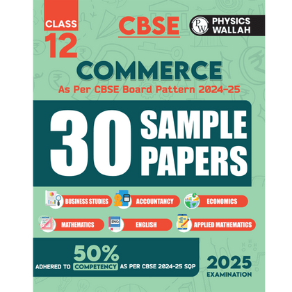 CBSE Class 12 Commerce Stream Combined 30 Sample Papers For 2024-2025 Board Exams l Business Studies, Accountancy, Economics, Mathematics, English, Applied Maths