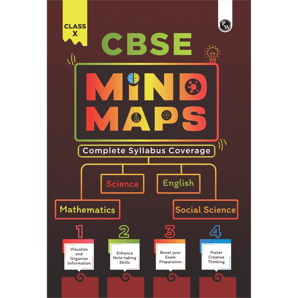 CBSE Class 10 Mind Maps Book For 2026 Board Exams l Mathematics, Physics, Chemistry, Biology, English and Social Science | Simplified Concepts & Quick Revision