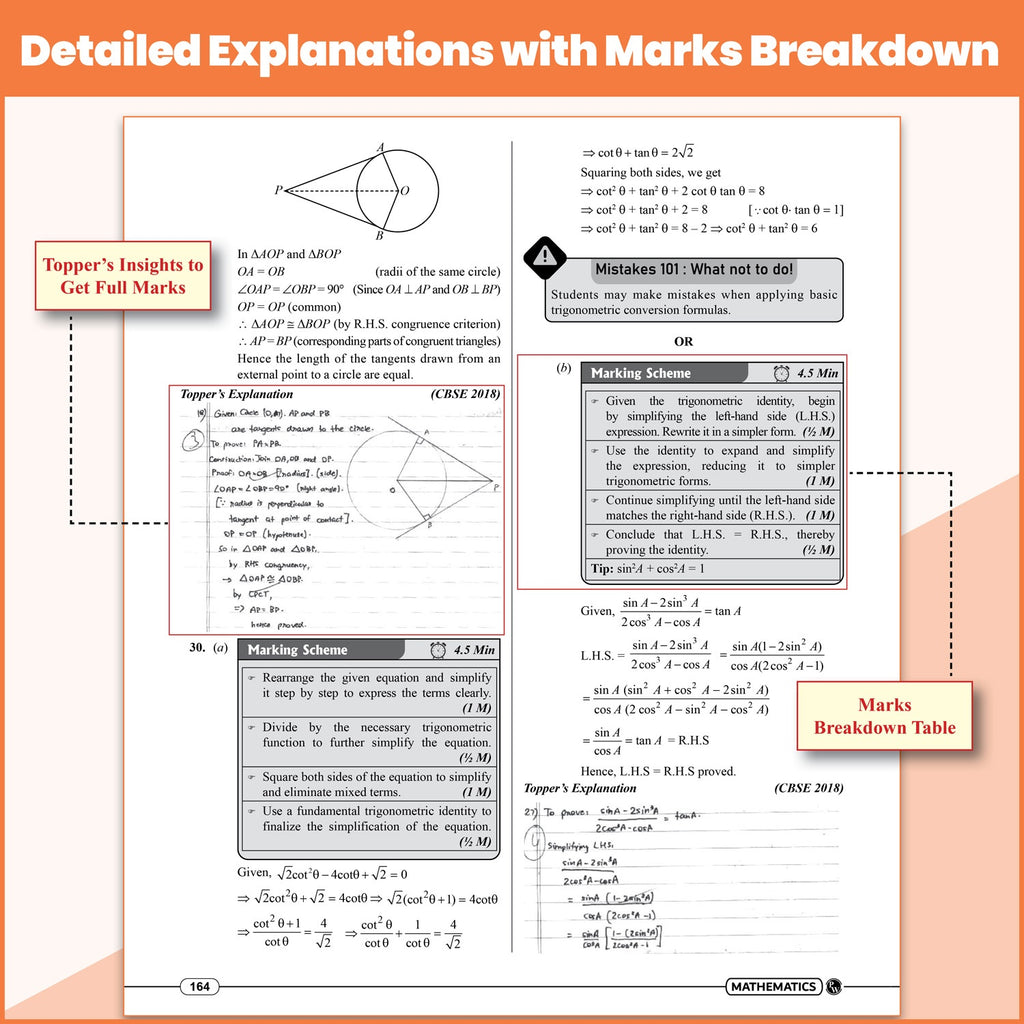 PW 15 CBSE Sample Papers Class 10 Science and Maths Standard For 2027 Board Exam (New Pattern) | CBSE Like Question Booklet and Answer Sheets, Marking Stickers