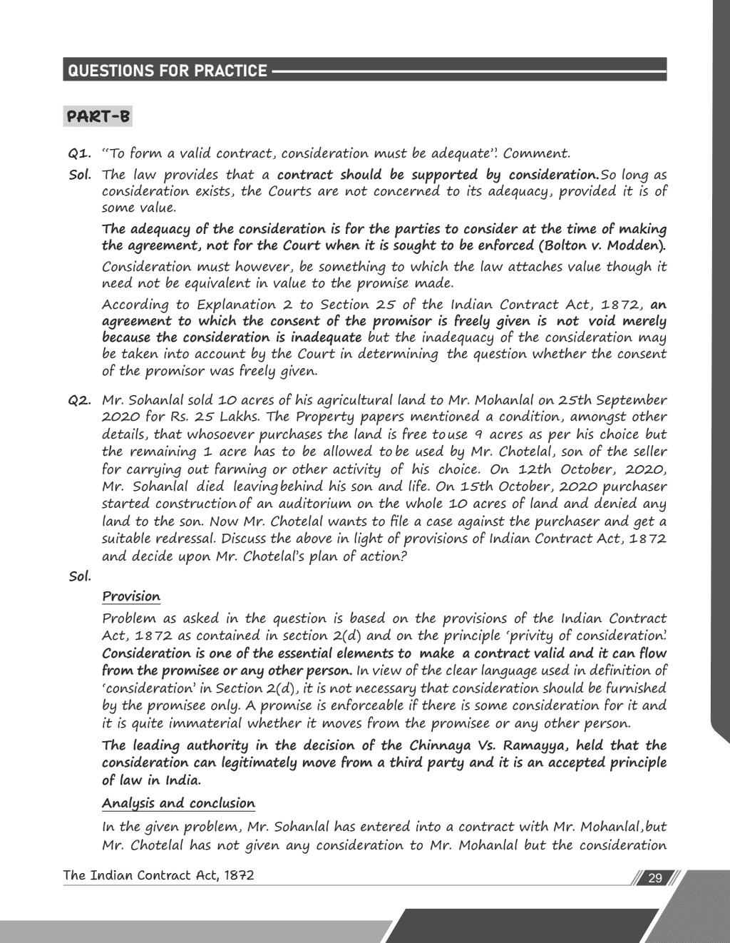 CA Foundation Business Laws | Including PYQs, MTP, RTP and All Important Questions | Latest Syllabus (For 2024 Exams)